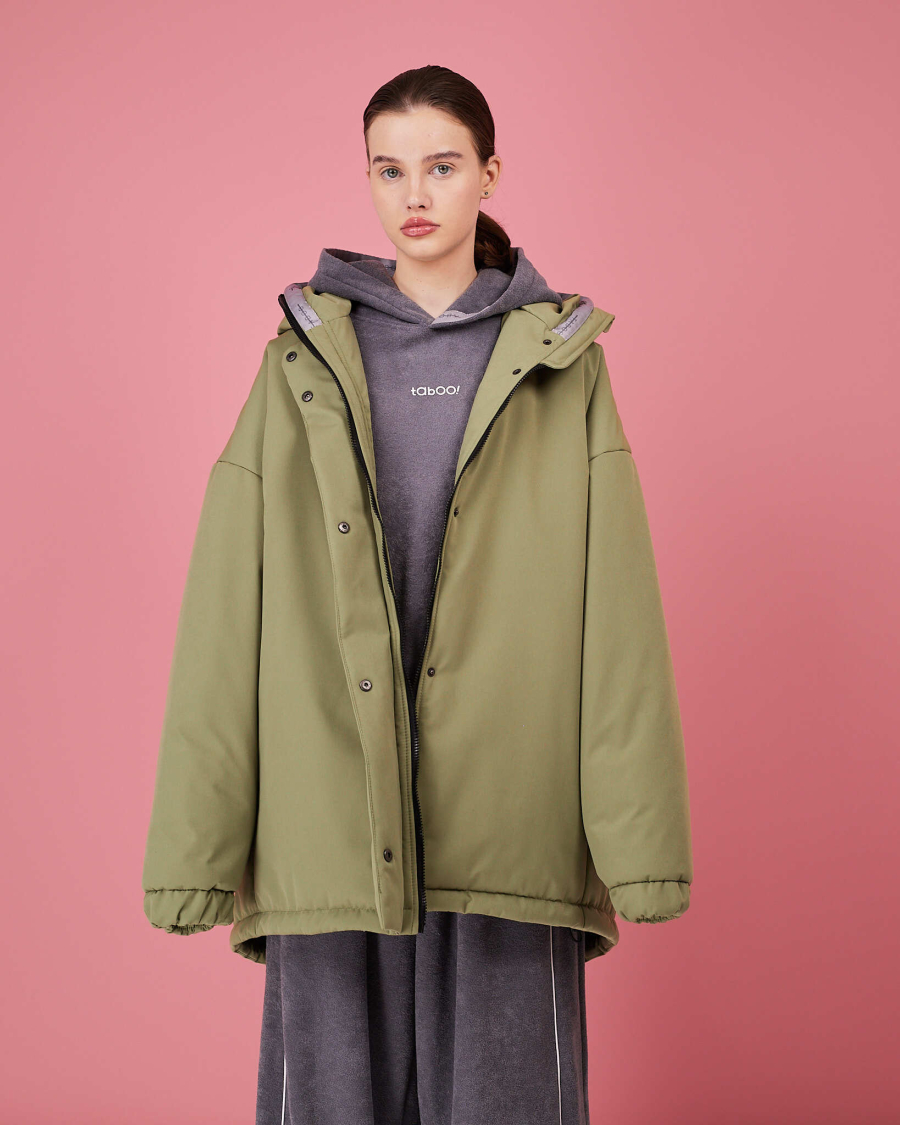 Бомбер лавр зима TABOO, цвет: зеленый, Blavr купить онлайн