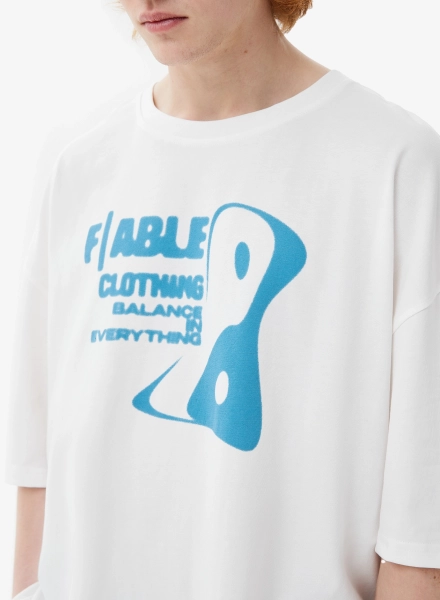 Футболка BALANCE FABLE, цвет: белый, TS-FBL-BLNC-WHT купить онлайн