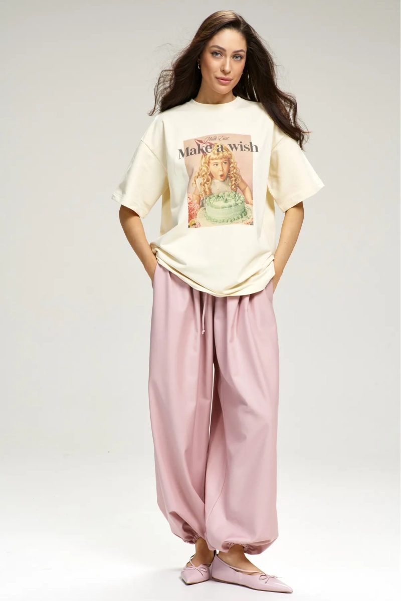 Футболка Make a Wish Tofu Erist store, цвет: бежевый, НФ-00003150 купить онлайн