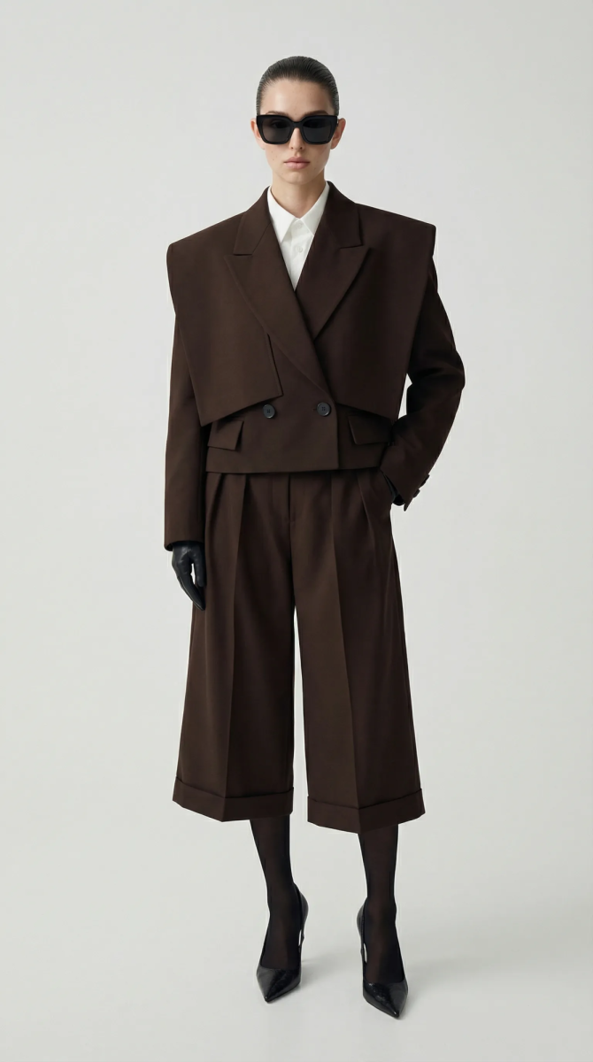 Жакет с акцентными деталями