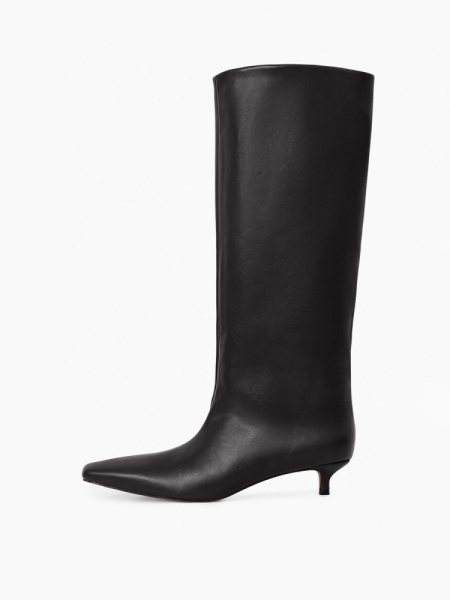 Сапоги из экокожи