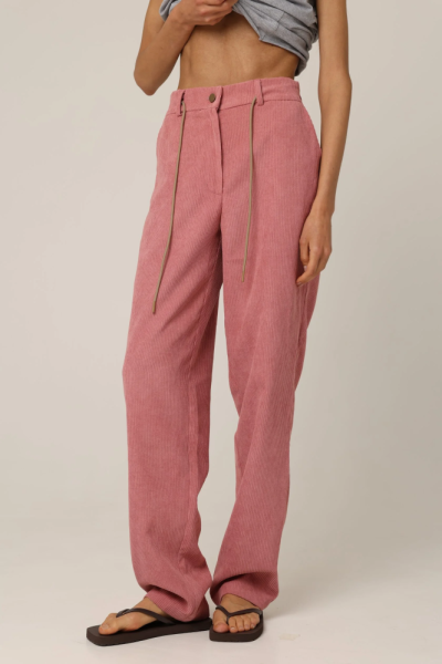 Брюки из вельвета DUSTY ROSE