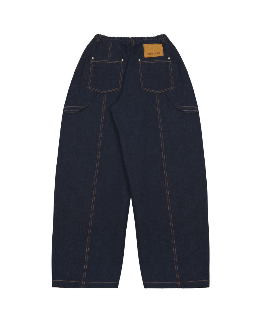 Джинсы мужские BAGGY SORRY, I’M NOT, цвет: синий,  купить онлайн