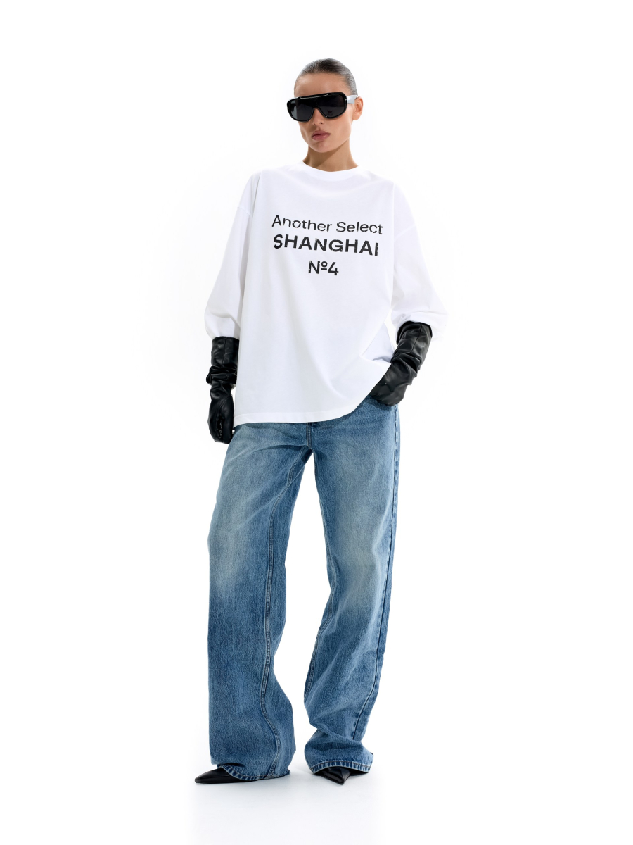 Лонгслив "Шанхай" ANOTHER SELECT, цвет: белый, 00133 купить онлайн