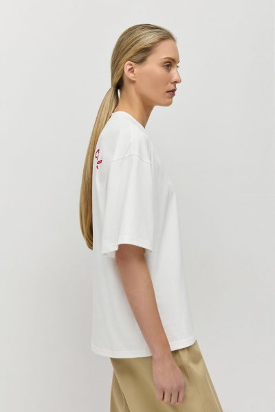 Футболка Around Lobster Club AROUND, цвет: молочный, 219_127C01 купить онлайн