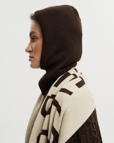 Капор BROWN YONS, цвет: коричневый  купить онлайн