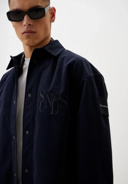 Рубашка вельвет SCANDALIS, цвет: синий, РВЕЛ001а купить онлайн