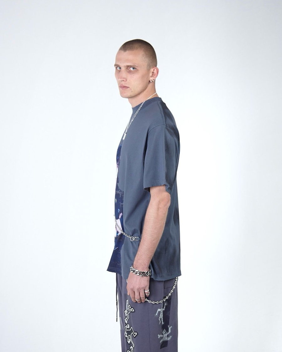 Футболка KINO TSOY PARIS GREY ASIA ST 71, цвет: серый, Ast71.kino-tt-tsoy-grey купить онлайн