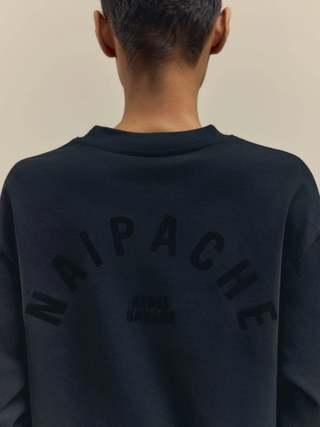 Лонгслив Heavyweight Longsleeve NAIPACHE, цвет: Черный,  купить онлайн