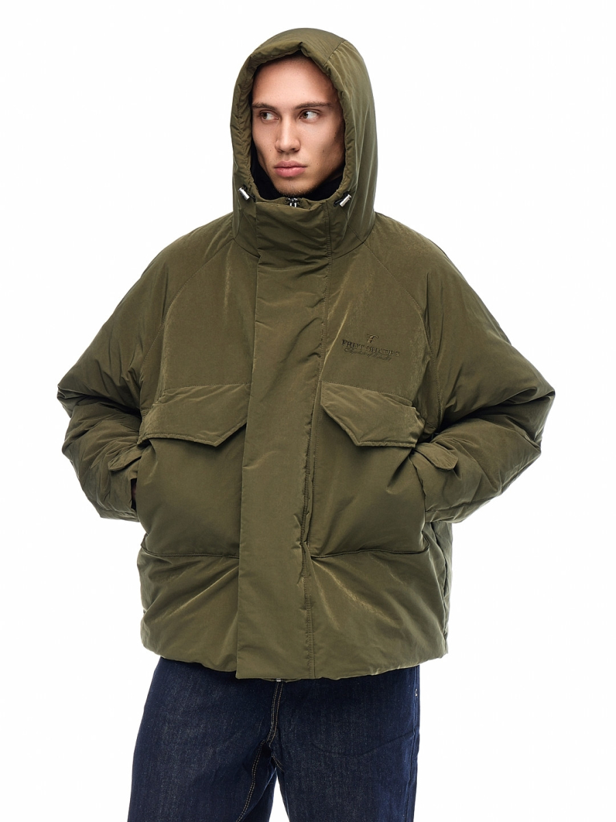 Пуховик FRHT Shades FRHT&OUT OF REACH, цвет: olive, DJSHDSLV купить онлайн
