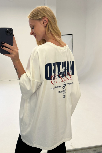 Футболка объемная WANTED WHITE