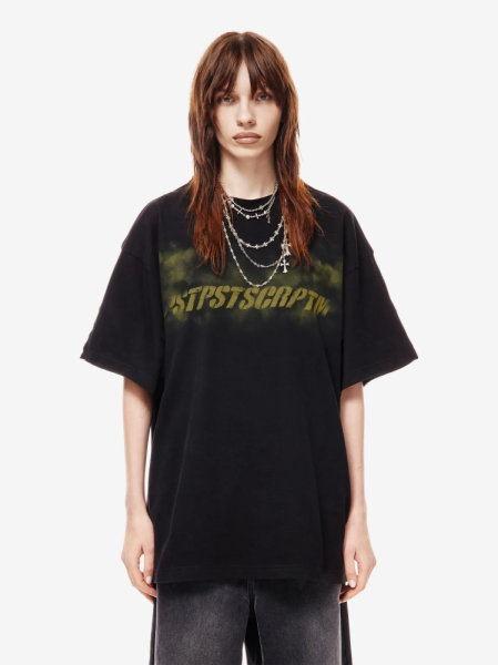 Футболка оверсайз с принтом