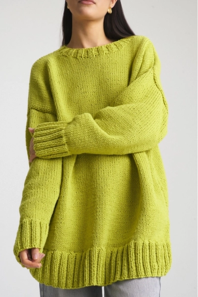 Джемпер Hand made Lime Erist store, цвет: лайм, НФ-00001987 купить онлайн