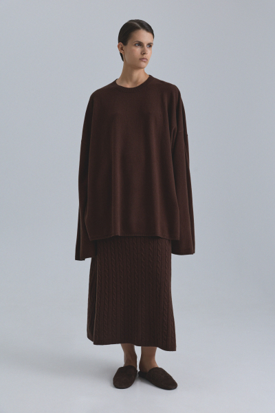 Лонгслив OPORA Mankova, цвет: коричневый, FW24/25-02 купить онлайн