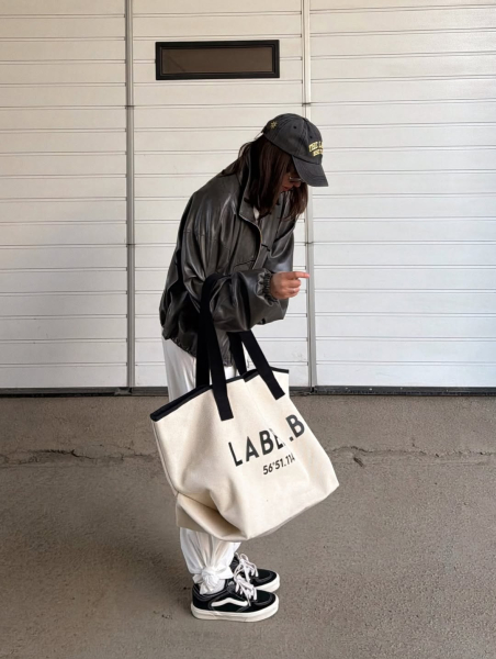 Сумка-шопер Label .B, цвет: бежевый Ac.67.5.41B купить онлайн