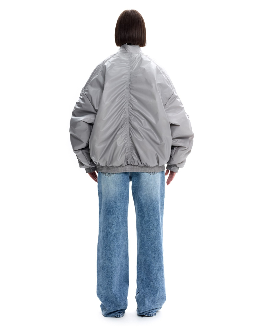 Бомбер с эффектом термохрома Suborbia, цвет: серо-белый, 006938 купить онлайн