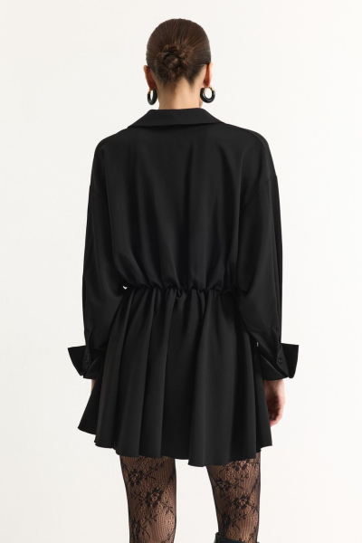 Платье-рубашка TOPTOP, цвет: Черный, TT.010.18008.900 купить онлайн