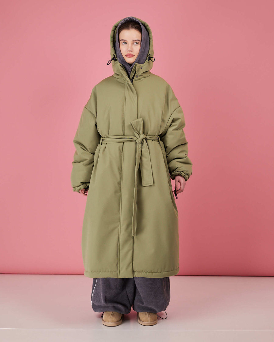 Плащ лавр зима TABOO, цвет: зеленый, Pllavr купить онлайн