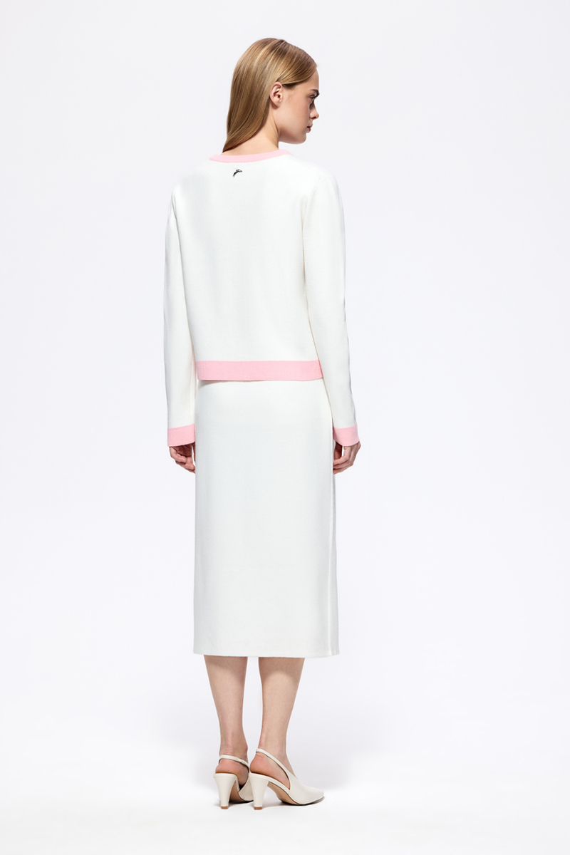 Кардиган с завязками-бантами DREAMS BY ALENA AKHMADULLINA, цвет: белый, 126104040304455/102000 купить онлайн