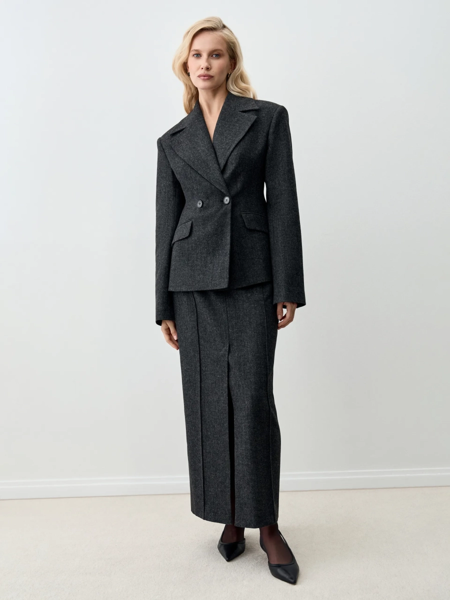 Юбка DIEGO ANNA PEKUN, цвет: серый, 61.2549.801 купить онлайн