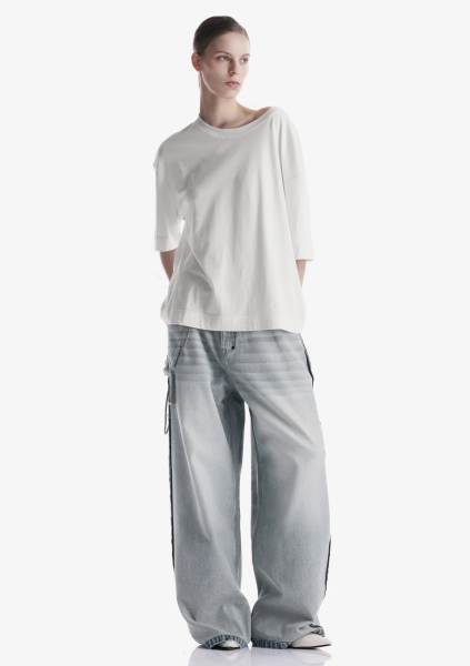 Свободная футболка KRAKATAU, цвет: белый, Tw144-4 купить онлайн