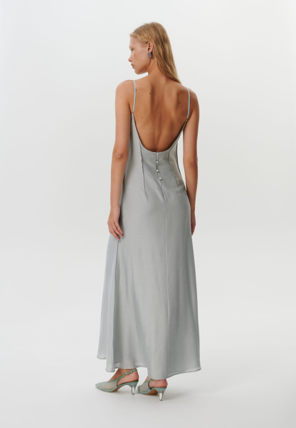 Платье-макси CHUBA, цвет: голубой, dress_purl купить онлайн