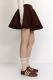 Юбка из смесовой вискозы TOPTOP, цвет: коричневый, TT.070.17745.700 купить онлайн