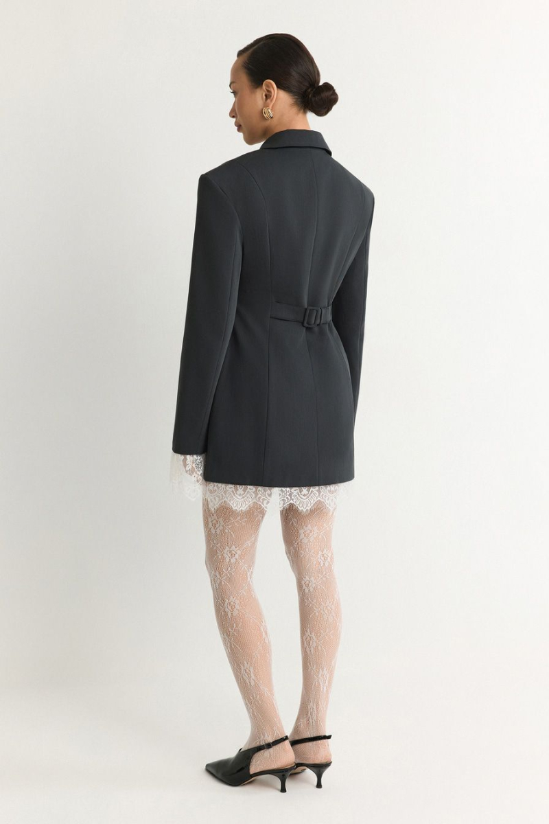 Жакет с кружевной отделкой TOPTOP, цвет: серый, TTS.060.18560.800 купить онлайн