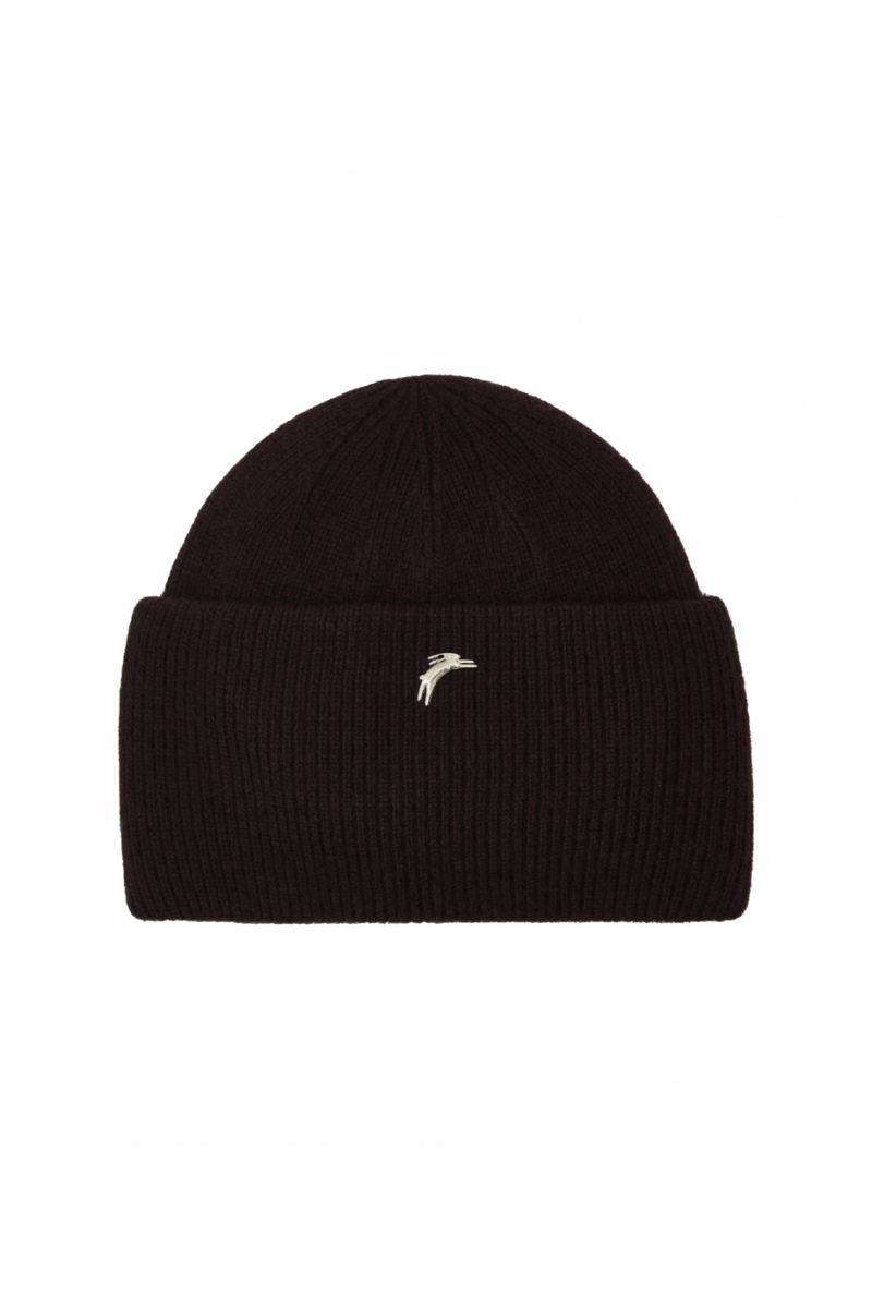 Шапка с широким отворотом с ангорой DREAMS BY ALENA AKHMADULLINA, цвет: коричневый 225106250304306/108000 купить онлайн