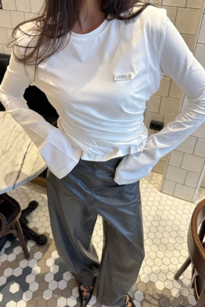 Лонгслив TWIST WHITE Label .B, цвет: WHITE, Tp.03.42WH купить онлайн