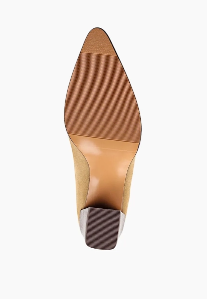 Сапоги трубы на каблуке со шнуровкой сзади SBALO, цвет: бежевый Sk890-4 купить онлайн