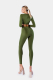 Кроп-топ Basic Long Sleeve qb A QUICK BUCK, цвет: Khaki  |новая коллекция купить онлайн