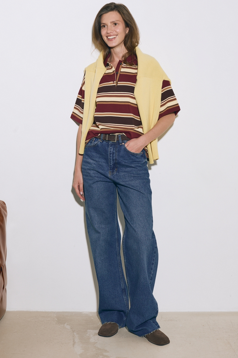 Джинсы с заниженной талией