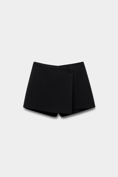 Юбка-шорты из костюмной ткани REFERT, цвет: Черный, 10-4042/1-2511 купить онлайн
