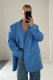 Пиджак объемный изо льна LIGHT BLUE Label .B, цвет: LIGHT BLUE, Jc.30.5.02.0225/2LBL купить онлайн