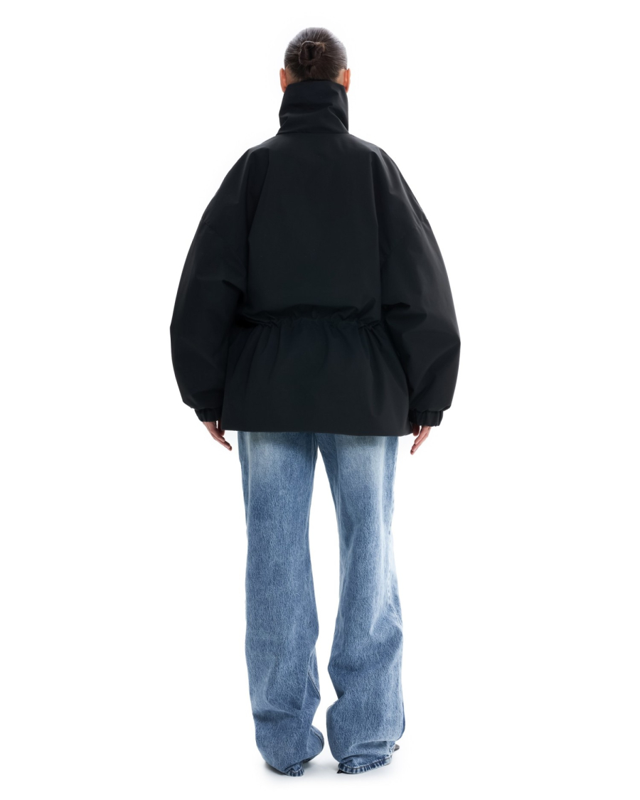 Куртка с кулиской на талии Suborbia, цвет: Черный, 006767 купить онлайн