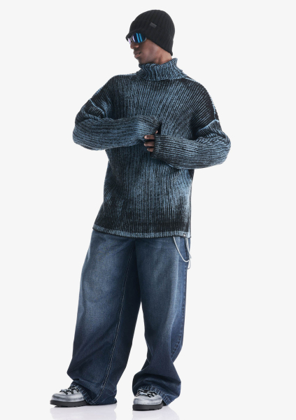 Свитер JAXA KRAKATAU, цвет: винтажно-синий, Su45-613 купить онлайн