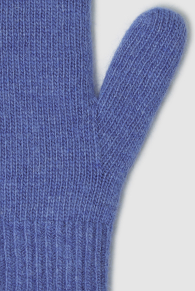 Варежки из ангоры Mankova, цвет: синий SH031 купить онлайн