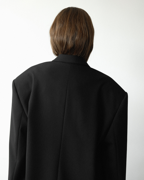 Жакет extra-oversize ASYA SEMYONOVA, цвет: black, 00-00001542 купить онлайн