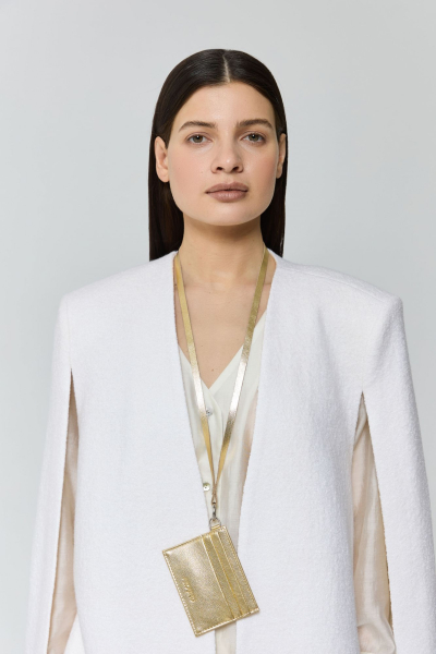 Картхолдер со съемным ремешком из кожи AROUND, цвет: золотой 3_2L06 купить онлайн