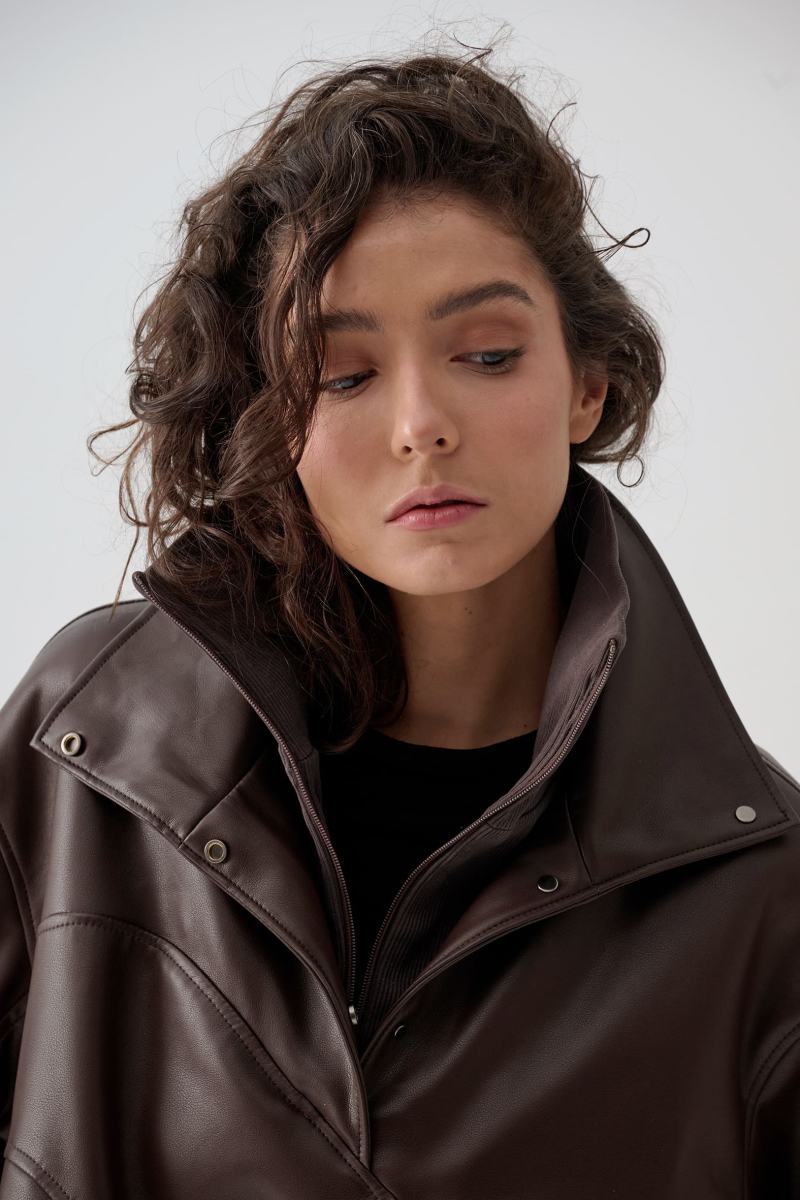 Анорак винтажный горький шоколад UNKE, цвет: коричневый, 2601J005P_BR купить онлайн