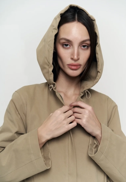 Парка удлиненная Manera Odevatca, цвет: коричневый LWS-49-01-01 |новая коллекция купить онлайн