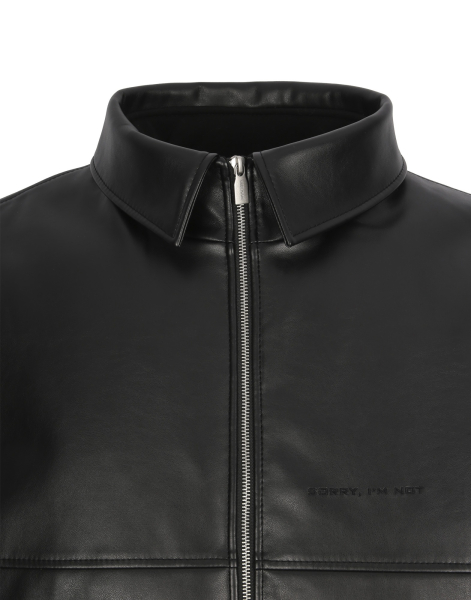 Куртка LEATHER JACKET SORRY, I’M NOT, цвет: Черный, RRBkuIvBj4C-Lg1vbCCir1 купить онлайн