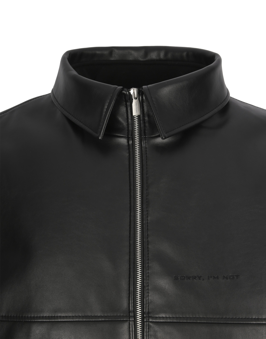 Куртка LEATHER JACKET SORRY, I’M NOT, цвет: Черный, RRBkuIvBj4C-Lg1vbCCir1 купить онлайн