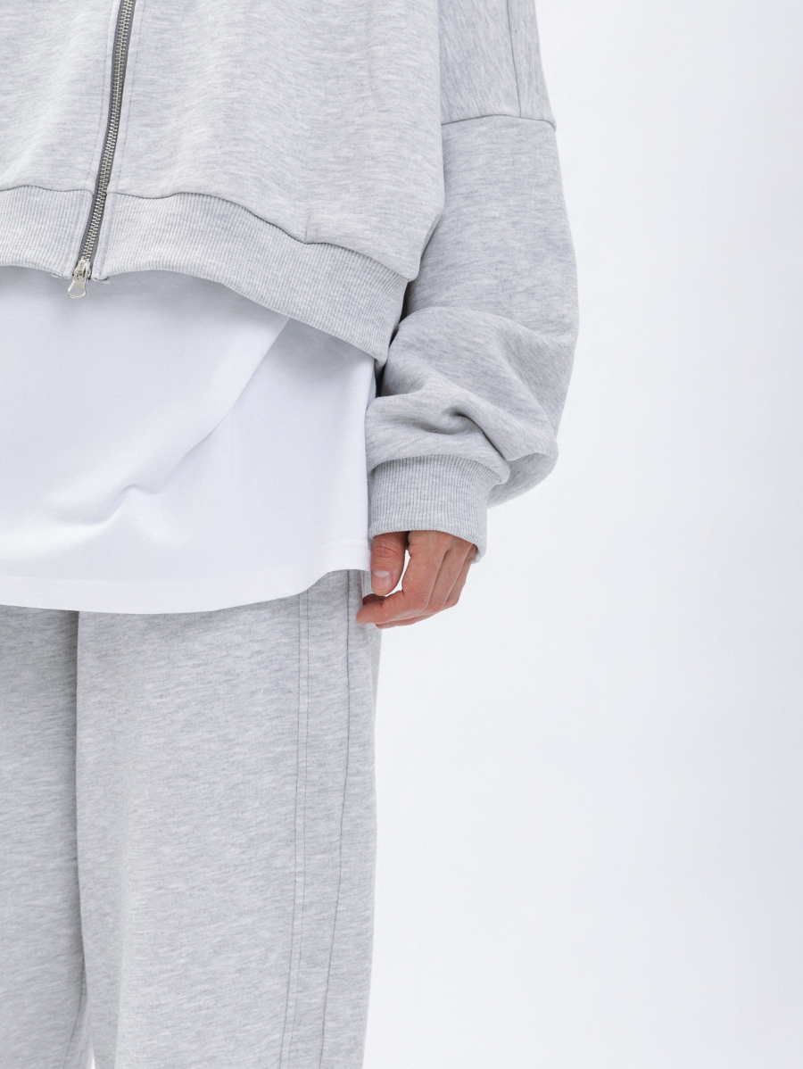 Брюки Pantaloni Abruzzo CREATORÉ, цвет: светло-серый меланж 00-СТ00040/29 |новая коллекция купить онлайн