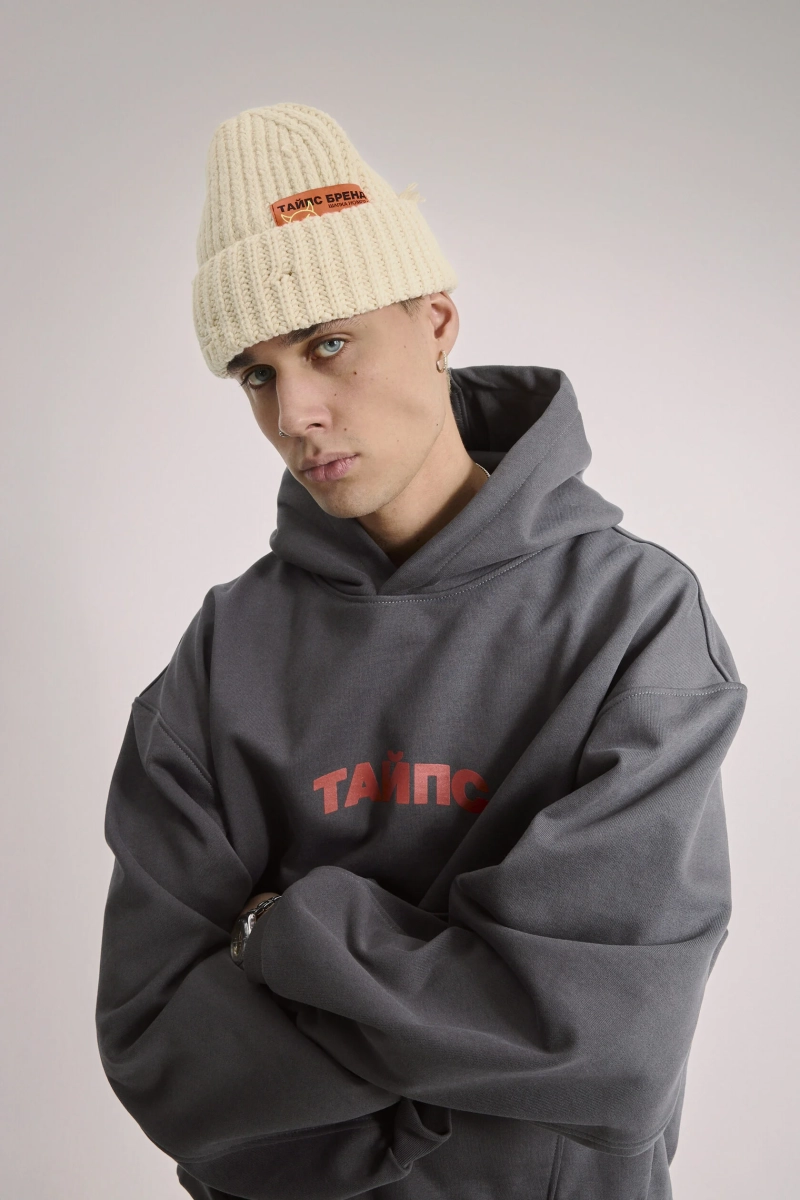 Худи 026 types, цвет: серый, 00-00003141 купить онлайн