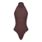 Боди bodysuit halter eggplant Nue Nue, цвет: пурпурно-розовый  купить онлайн