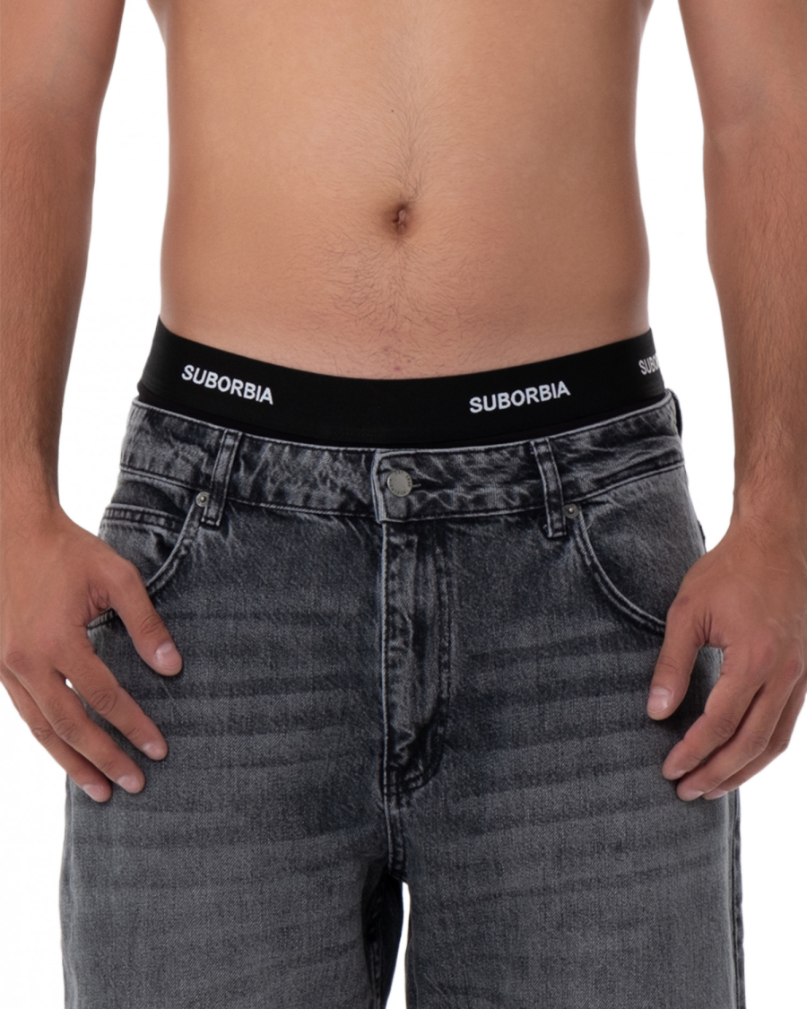 Джинсы STRAIGHT MEN Suborbia, цвет: washed dark grey, 04017 купить онлайн
