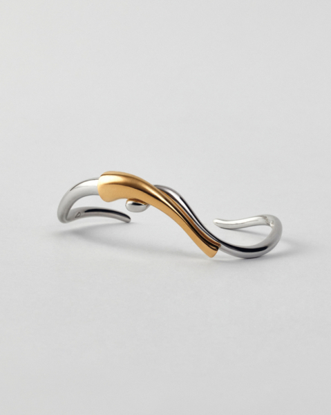 Биколорный браслет “Туз кубков”