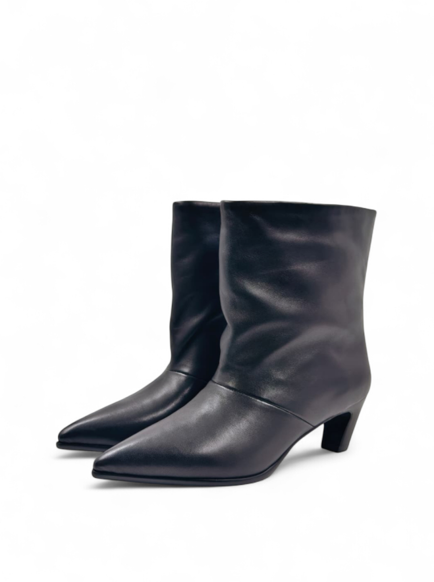 Ботильоны демисезонные из натуральной кожи GRANDERA, цвет: Черный 25119-675/1/r (874) купить онлайн